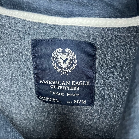 Vintage Y2K American Eagle Hoodie Womens Blue Medium - Picture 4 of 8